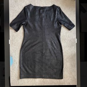 Level 99 Shimmery Faux Suede Dress
